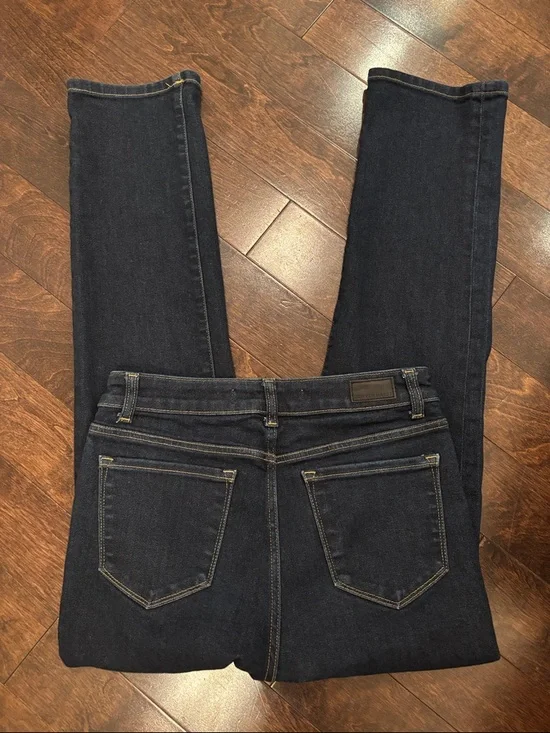 Denver Hayes | 6 | Classic High-Rise Straight Leg Jeans - Dark Blue - Picture 3 of 5